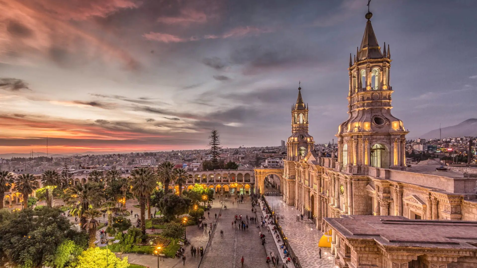 Plaza de armas de Arequipa